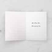 特別な人へのバレンタインラブカード カード (内部)