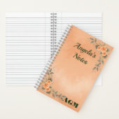 特別な人へのフラワーノートブック ノートブック (内側)