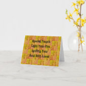 特別な人 カード (黄色い花)