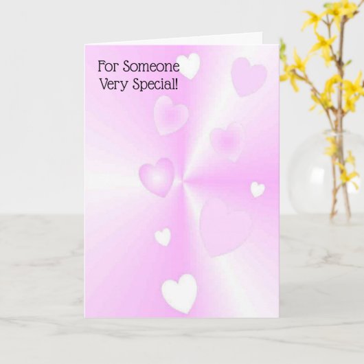 特別な人 カード (黄色い花)