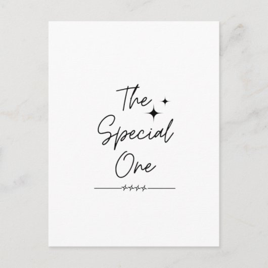 特別な人 ポストカード (正面)