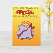 特別な何か カード (黄色い花)