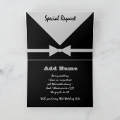 特別な依頼 ウェディングパーティー 任意の役割 V03 招待状 (内部)