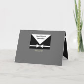 特別な依頼 ウェディングパーティー 任意の役割 V08 招待状 (裏面)