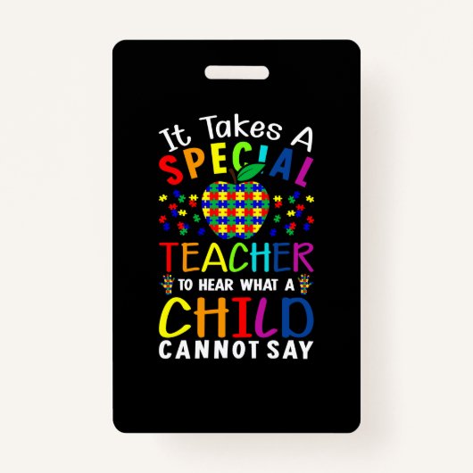 特別な先生だ バッジ (正面)