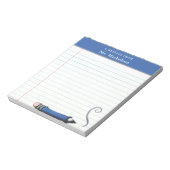 特別な先生へのギフト ノートパッド (回転)