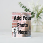 特別な写真を追加してください ポストカード (スタンド正面)