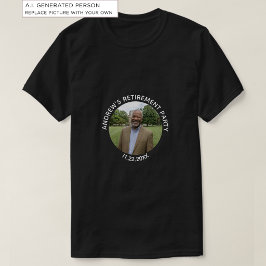 特別な写真 エレガントな退職パーティー Tシャツ