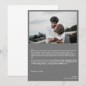 特別な写真 ラブストーリー ウェディング 招待状 (正面/裏面)