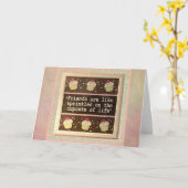 特別な友だちメッセージ誕生日カード カード (黄色い花)