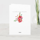 特別な友人が自分用のバレンタインカードを作る カード (裏面)