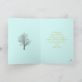 特別な友人のクリスマスカード カード (内部)