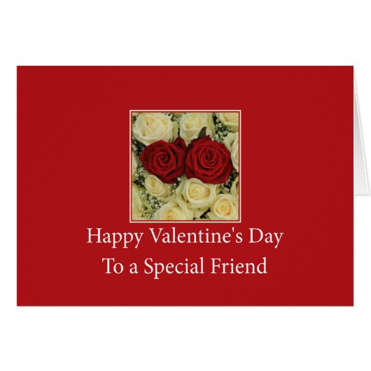 特別な友人ハッピーバレンタインデーバラ (正面横)