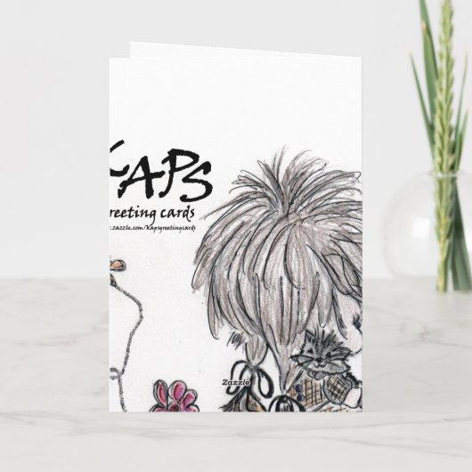 特別な友人 カード (裏面)