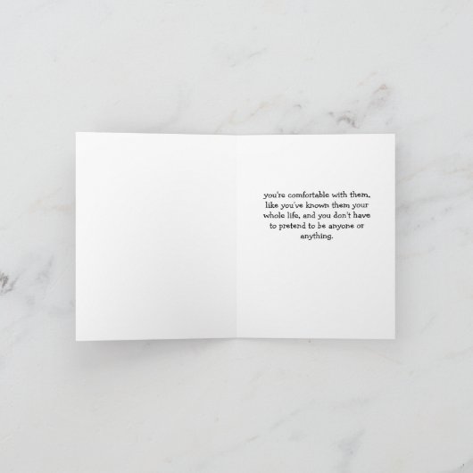 特別な友人 カード (内部)