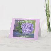 特別な友人、誕生日カード カード (正面)