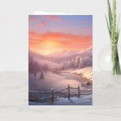 特別な友達のためにクリスマスを祝う カード (裏面)