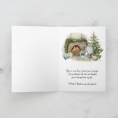 特別な友達のためにクリスマスを祝う カード (内部)