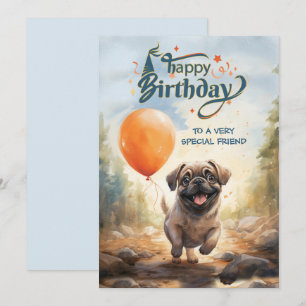 特別な友達のための誕生日カード 招待状