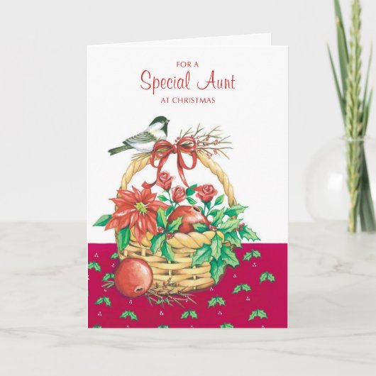 特別な叔母さんのため シーズンカード (正面)