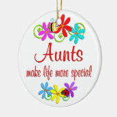 特別な叔母さん セラミックオーナメント (左)