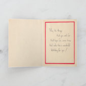 特別な女の子のバースデー・カード カード (内部)