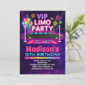 特別な女の子のVIPリモ誕生日パーティー 招待状 (スタンド正面)