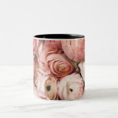 特別な女性のためのバラ ツートーンマグカップ (中央)