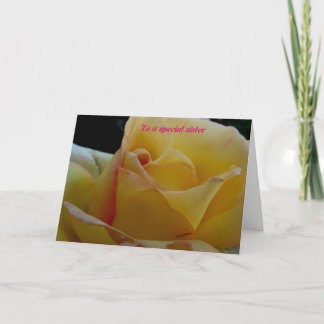 特別な姉妹に サンキューカード