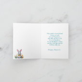 特別な姪のイースターカード シーズンカード (内部)