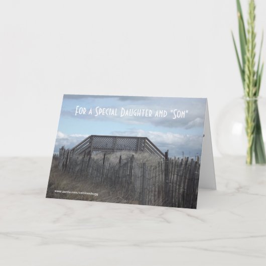 特別な娘および"息子のため" カード (正面)
