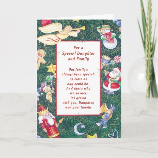 特別な娘と家族のために シーズンカード (正面)