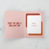 特別な孫娘を追加フォトバーガンディ誕生日 カード (内部)