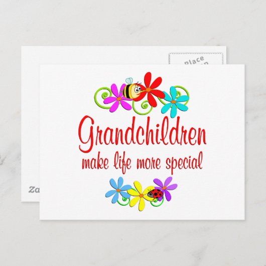 特別な孫 ポストカード (正面/裏面)