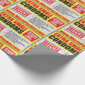 特別な小さなコンドーム ラッピングペーパー (角)