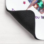 特別な彼女への宝石ハートのギフト マウスパッド (コーナー)