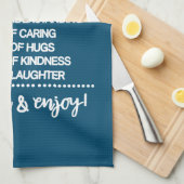 特別な感動的おばあちゃんのレシピ キッチンタオル (四つ折り)