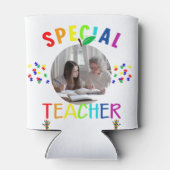 特別な感動的先生写真 缶クーラー (裏面)