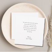 特別な感謝の気持ちを込めた妊娠のお知らせ 招待状