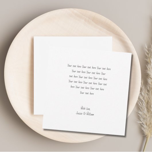 特別な感謝の気持ちを込めた妊娠のお知らせ 招待状