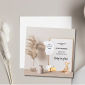 特別な感謝の気持ちを込めた妊娠のお知らせ 招待状