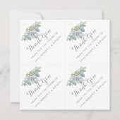 特別な感謝を伝える多肉植物の花束　オリジナルタグ付き 招待状 (正面)