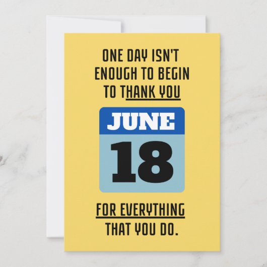 特別な感謝を込めたメッセージカード（男性向け） シーズンカード (正面)