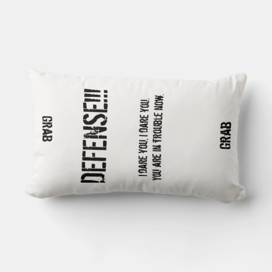 特別な戦いの枕(戦争の枕) ランバークッション (裏面)