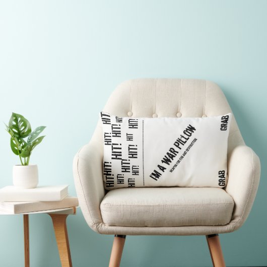 特別な戦いの枕(戦争の枕) ランバークッション (椅子)