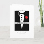 特別な招待 チェック柄のボーダー付き 招待状 (裏面)