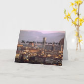 特別な挨拶 カード (黄色い花)