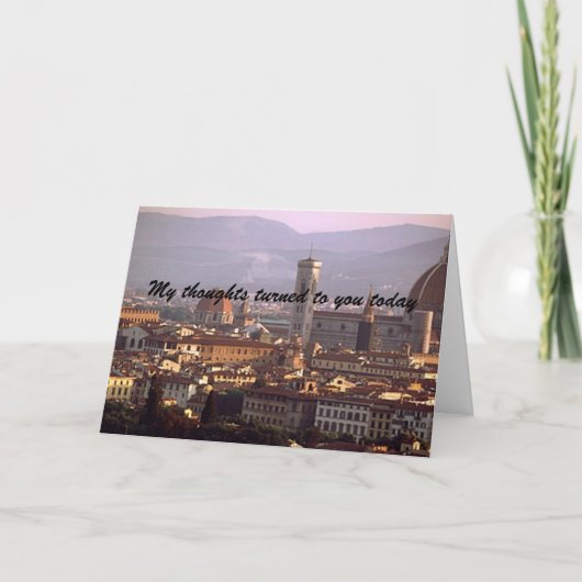 特別な挨拶 カード (正面)