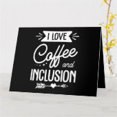 特別な教育先生私はコーヒーとインクラスが大好き カード (黄色い花)