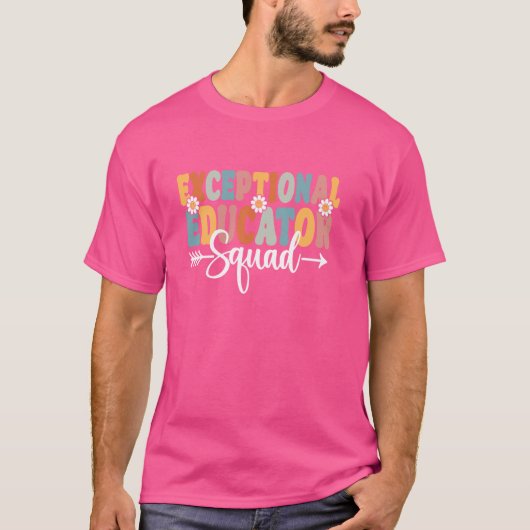 特別な教育者のチーム 新学期の先生 Tシャツ (正面)